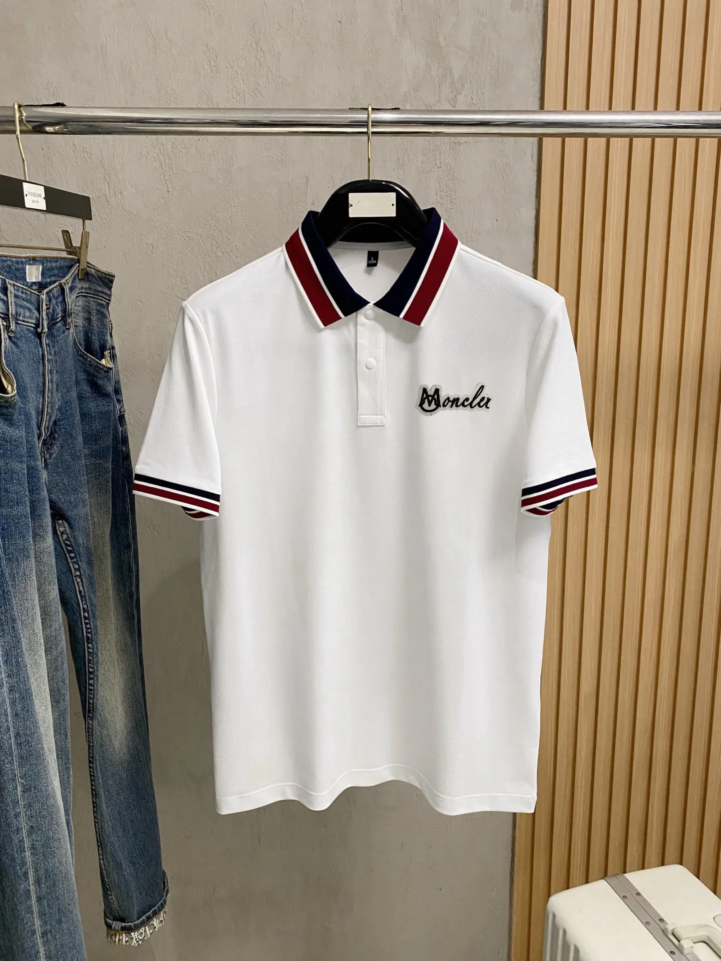 P110， ！ Premium Polo- Logo / ， ， ， Breathable， ， Size M-4Xl